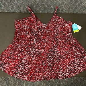 Brand new plus size tankini top